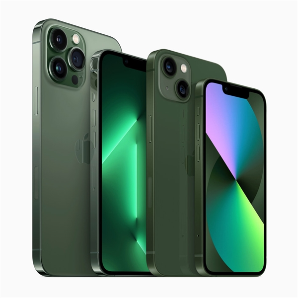 iPhone 13系列新增蒼嶺綠：7999元起！蘋果正全力生產(chǎn)