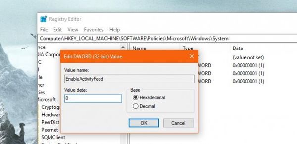 Win10春季創(chuàng)作者關閉Timeline功能的技巧