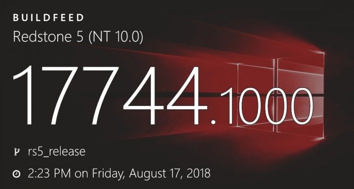 使用Timeline時(shí)應(yīng)用崩潰可修復(fù)，Windows 10 Build 17744發(fā)布