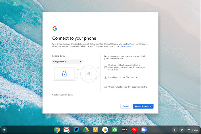Chrome OS 71正式發(fā)布，帶來(lái)更好Android協(xié)作功能